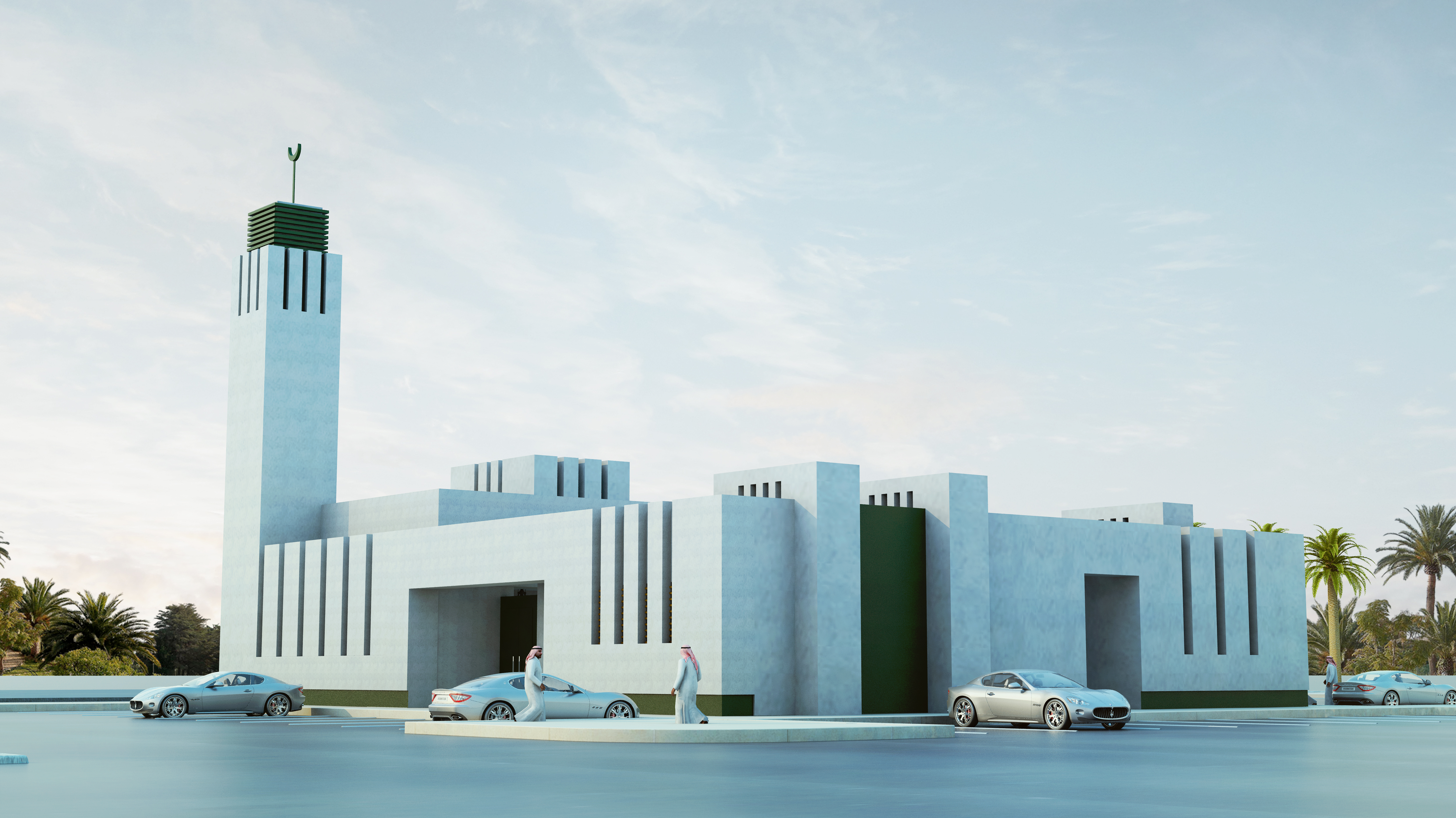 بناء جامع منسوبات ومنسوبي منظومة الطاقة وأهاليهم